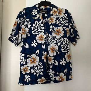 tropical button down